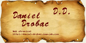 Daniel Drobac vizit kartica